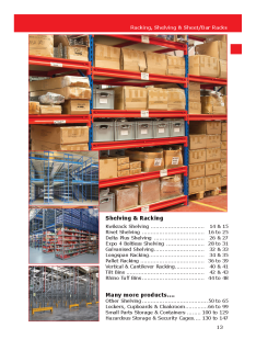 Racking Shelving