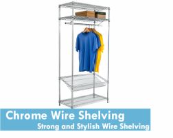 Chrome Wire Shelving